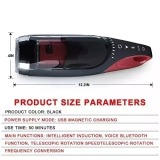 Sexoralab New Bluetooth-controlled automatic retractable THE KING rotating male masturbator