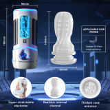Sexy Toys for Men Bluetooth Male Masturbator Adult Goods for Men Blowjob Pussy Sex Machine APP Sex Toys for Male Masturbator Cup