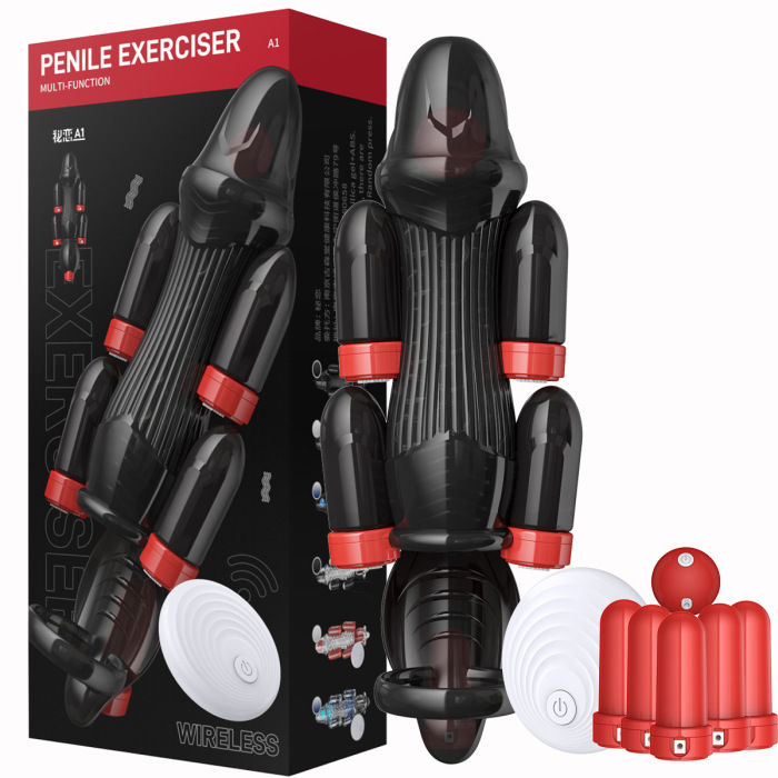 Penis Exerciser Remote Conntrol Glans Vibrator Bullet Glans Vibrator For Men Penis Glans Trainer For Delay Ejaculation Sexy Toys