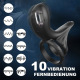 3-in-1 male vibrating penis ring 10 frequency vibrating sperm lock ring to prolong sexual time adult sex products