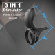 3-in-1 male vibrating penis ring 10 frequency vibrating sperm lock ring to prolong sexual time adult sex products