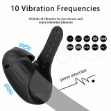 Glans Vibrator For Men Penis Massager Exerciser 10 Speed Male Masturbator Ejaculation Delay Penis Trainer Adult Sex Toys for Men