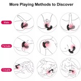 Sexoralab™Inflatable Butt Plug Vibrator Wireless Remote Control Male Prostate Massager