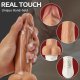 10 Vibrating 6 Telescopic Modes Lifelike Thrusting Vibrating Silicone Realistic Dildo