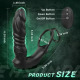 Sexoralab™ APP Control 9 Vibrating Thrusting Prostate Massager With Dual Cock Rings