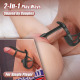 Sexoralab 12 Vibrating Wearable Erection Cock Ring with C & G-Spot Stimulation for Couple Fun