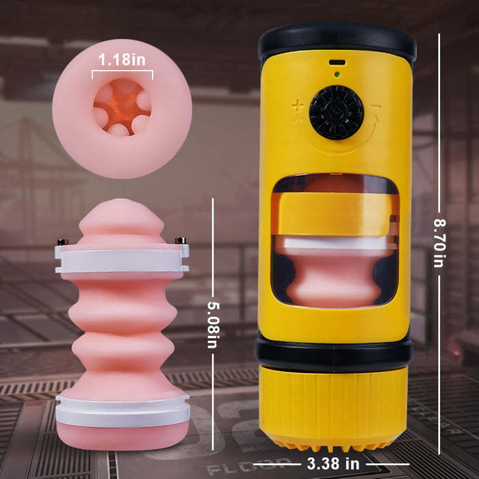 Sexoralab ™ Automatic 5-Speed Thrusting Smart Heating Male Masturbator
