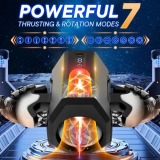 Sexoralab™ Handle Blowjob Machine 7 Thrusting Rotating Dual Opening