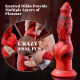 Sexoralab™ Heating 8 Telescopic Vibrations Knotted Beastly Dildo