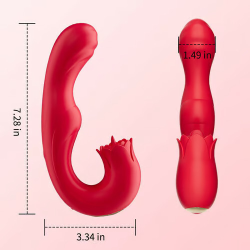 Sexoralab™ Tina Rotating Head G-spot Vibrator & Clit Licker