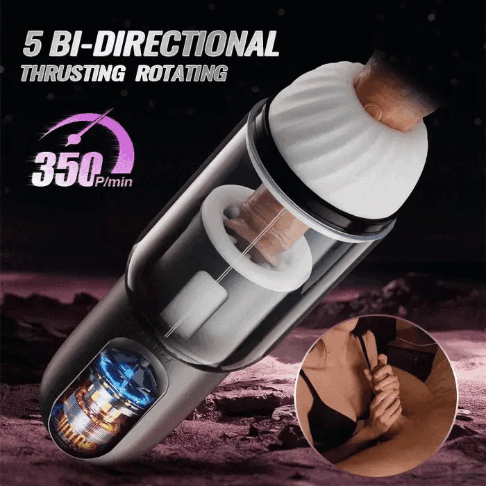 Sexoralab™ CVT Control Sucking Thrusting Rotating Erection Aid Masturbator
