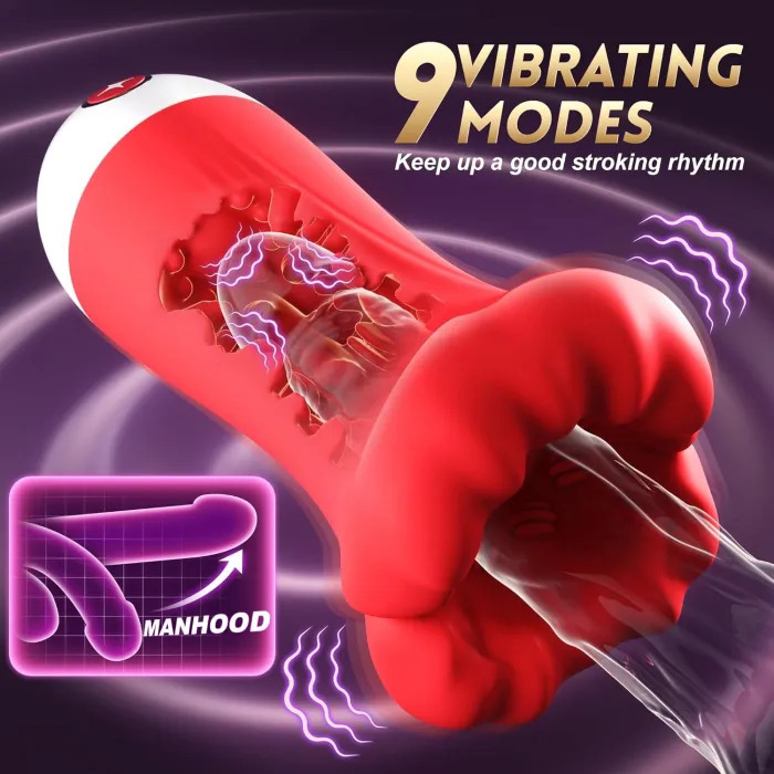 Sexoralab™ APP Control Penis Trainer with 9 Training Stroker Modes & 4.98IN Deep Blowjob