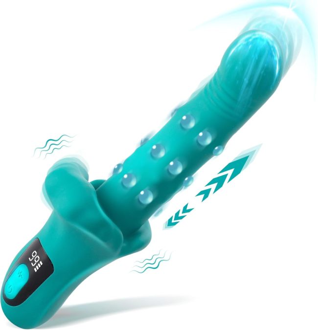 Sexoralab™ 9 Vibrating 9 Swing, Anal Clit Nipple Vibradores Rabbit Vibrators, Adult Sex Toys & Games, Rose Sex Toy Dildo LCD Display