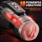 Sexoralab - LETEN 10 Vibrating Masturbation Cup and Pussy Pocket 2 IN 1