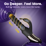 Rotating Telescopic G-Spot Rabbit Vibrator