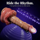 Sexoralab™ 9-Inch Mouth Swing Vibrating Dildo with Heat & Remote
