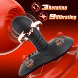 Riding Grinding Strap-On Dildos Adult Toys with 9 Rotating & Vibrating Suction Cup