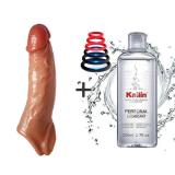 Sexoralab™ APP Controlled 9 Vibrating Penis Extender Sleeve With Cock Ring
