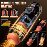 Sexoralab™Heating Male Masturbator Penis Pump, Upgrade 5 in 1 Male Sex Toys for Men, AI Interaction APP Control with 9 Vibrating & Licking & Thrusting & Suck Modes