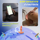 APP & Remote Control 360° Rotating Vibrating Butt Plug Anal Dildo for Men Women