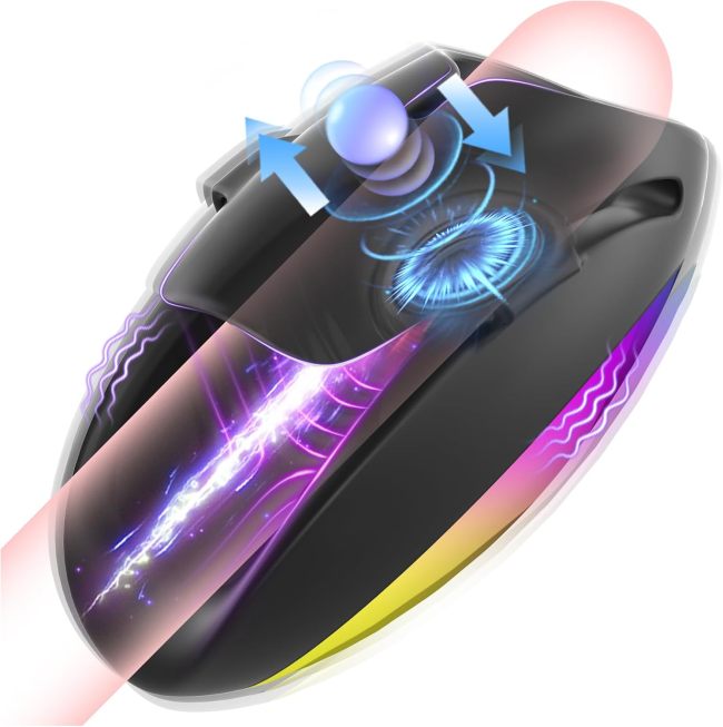 Sexoralab™Advanced penile exerciser featuring 9 vibration modes and 9 tapping modes.