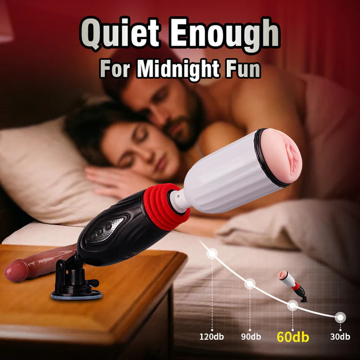 Sexoralab™ - 2 in 1 Thrusting Heating Couples Sex Machine with Remote ControlStella - 2 in 1 Thrusting Heating Couples Sex Machine with Remote Control