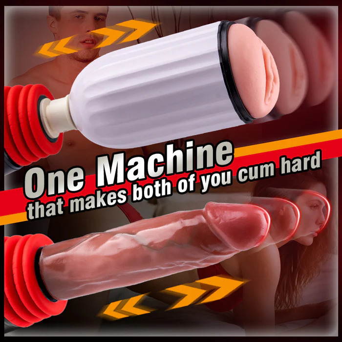 Sexoralab™ - 2 in 1 Thrusting Heating Couples Sex Machine with Remote ControlStella - 2 in 1 Thrusting Heating Couples Sex Machine with Remote Control