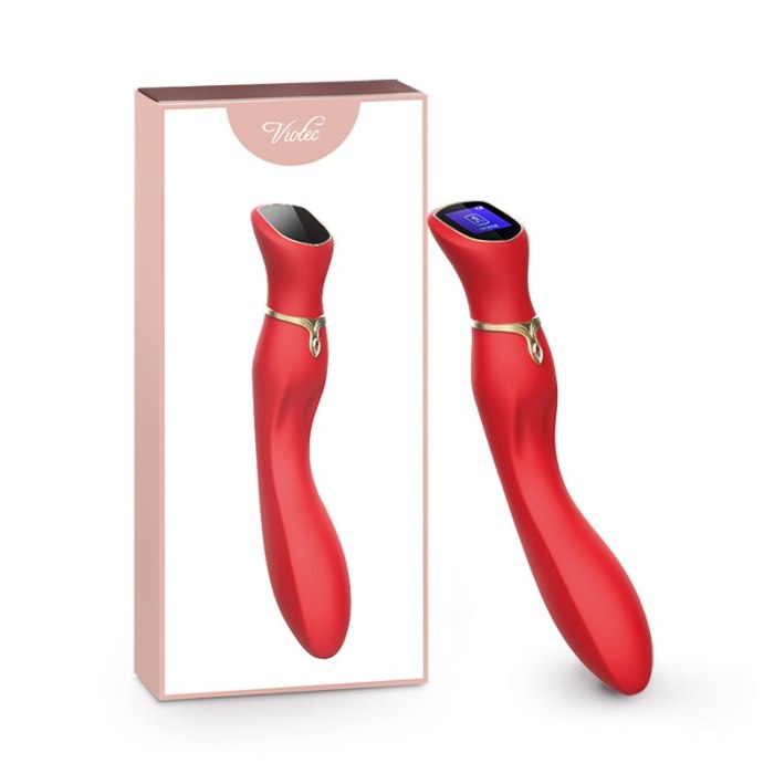 Touch Screen Massager Flexible G-Spot Stimulator Smart Phone Chip Waterproof Medical Grade Silicone 8 Modes 3 Levels Adjustment