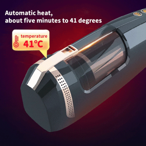 7 Vacuum Sucking Vibrating & Smart Heating Male Masturbator