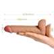 Dual Layer Realistic Dildo with Suction Cup