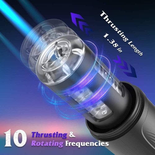 Last Day Sale | Buyging™ RASENGAN 10 Thrusting Masturbator with 3D Textured Vagina