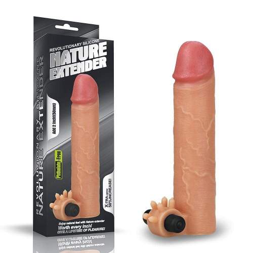 7.5 Inch Powerful Motor Vibrating Penis Extension Sleeve