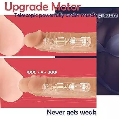 Realistic 3 Functions Multiple Combination Dildo