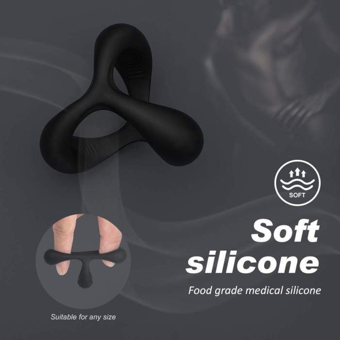 Buyging™ Silicone Penis Ring for Erection Enhancing Sex Toy