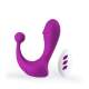 Remote Control Rechargeable 9 Frequency 3 Speed Clitoris and G-Spot Vibrator