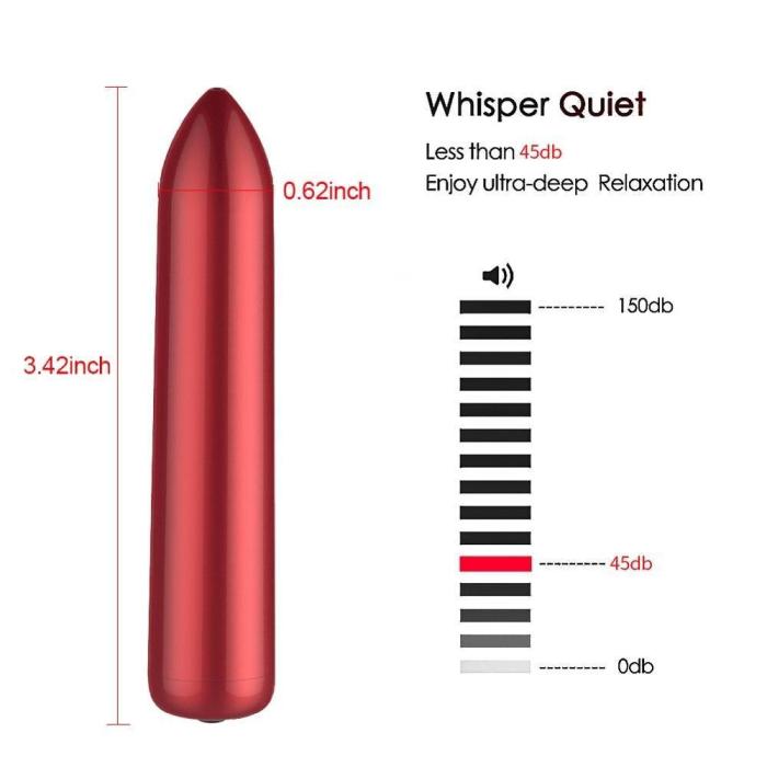 LEVETT 16 Speeds Mini Bullet Vibrators For Women