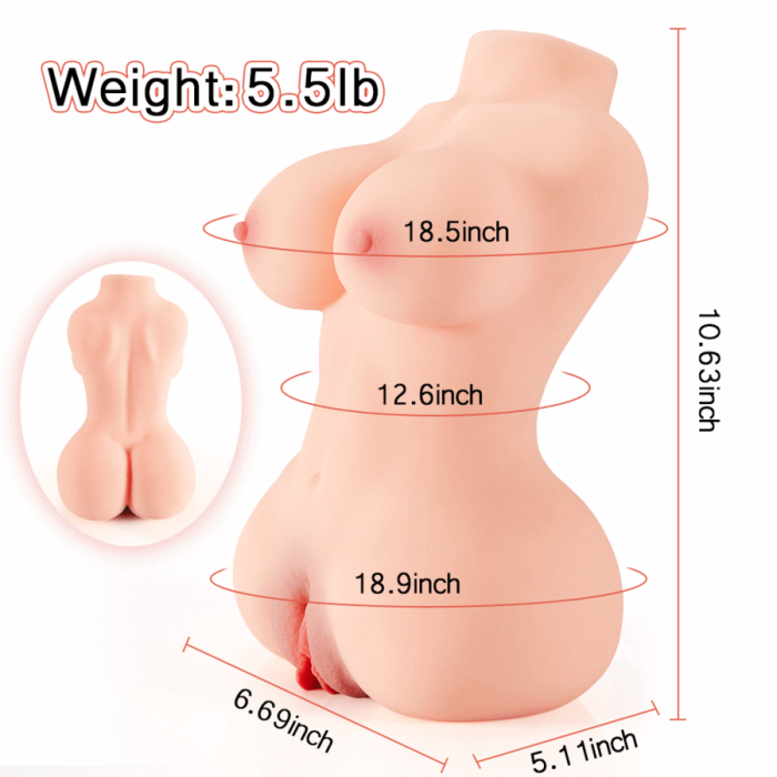 10.63'' 3D Sex Doll with Tight Vagina and Anal