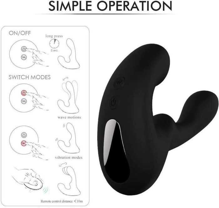 Wireless Wave Motion Prostate Massager&G-spot Vibrator