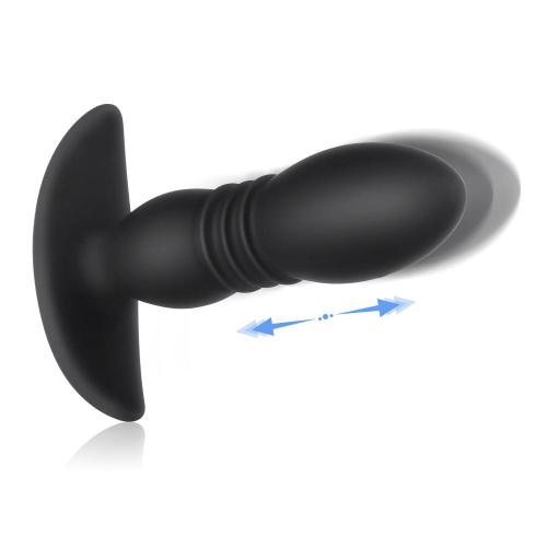 Filling Telescoping Vibrating Butt Plug with Remote Control