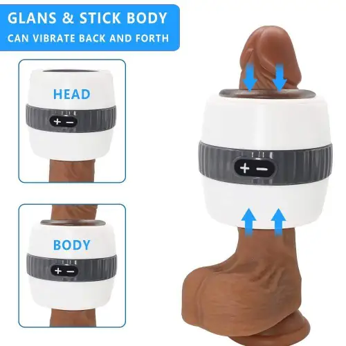 Two-Way Exit 12-Speed Vibration Manual Masturbator