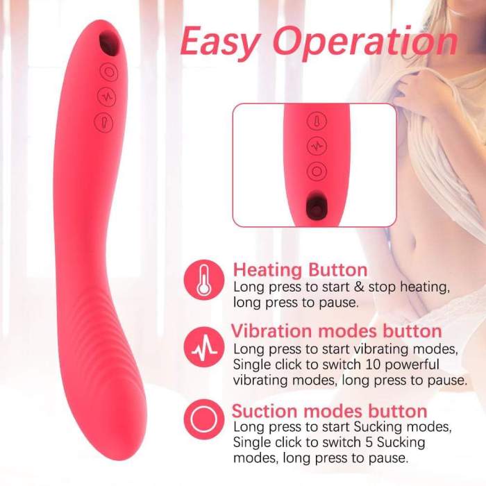 G Spot Vibrator with Clit Sucking