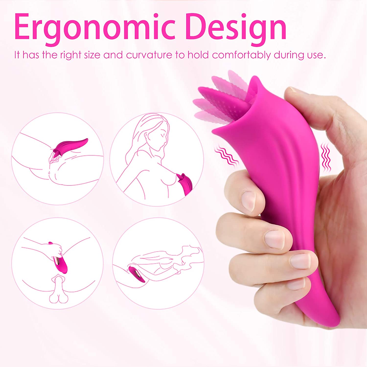 Clitoral Licking Tongue Vibrator