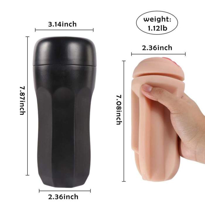 Realistic Vagina Clitoris Male Masturbator Cup