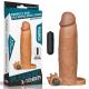 LOVETOY 7.9 Inch Thicker Longer Vibrating Realistic Penis Extension Sleeve