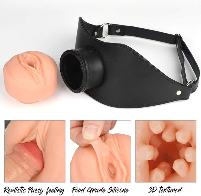 Adamfun™ Gag Sex Toy | Face Pocket Pussy for Oral Sex