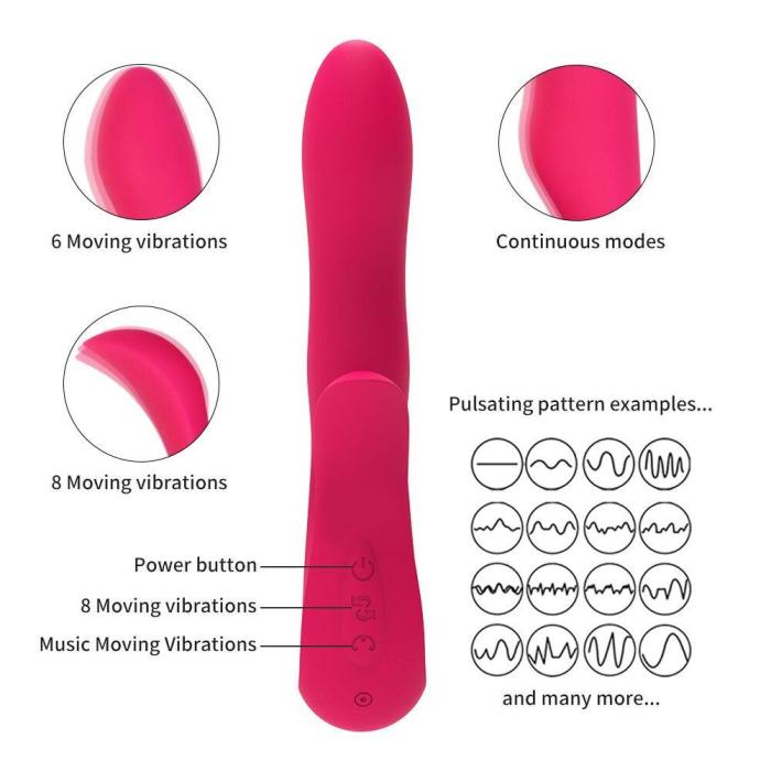 Rabbit Vibrator Vagina G spot Clitoris Stimulator Vibrating Massager