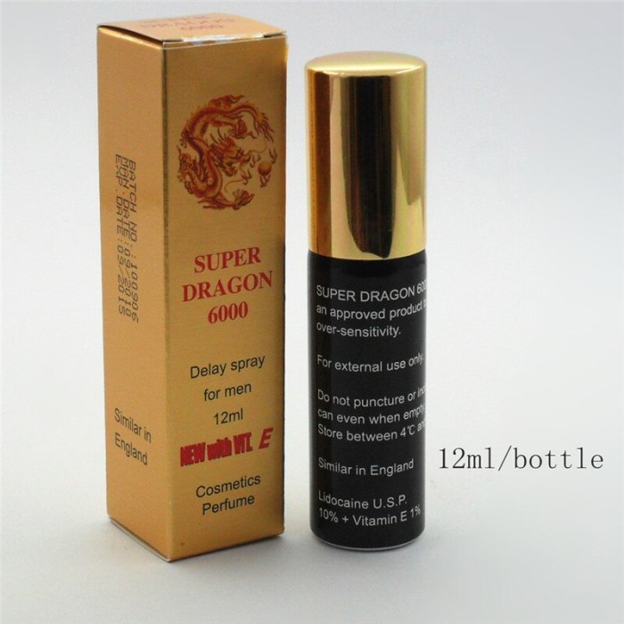 SUPER DRAGON 6000 Male Delay Spray 12ml