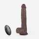 8.7  Dark-Brown Remote Control Multifunctional Dildo