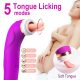 5 Licking 10 Vibrating Tongue Licking Toy