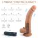 Realistic Vibrating Dildo with a Bullet